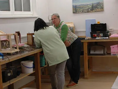 Blick in die Krippenwerkstatt 10-2023 Bild 2